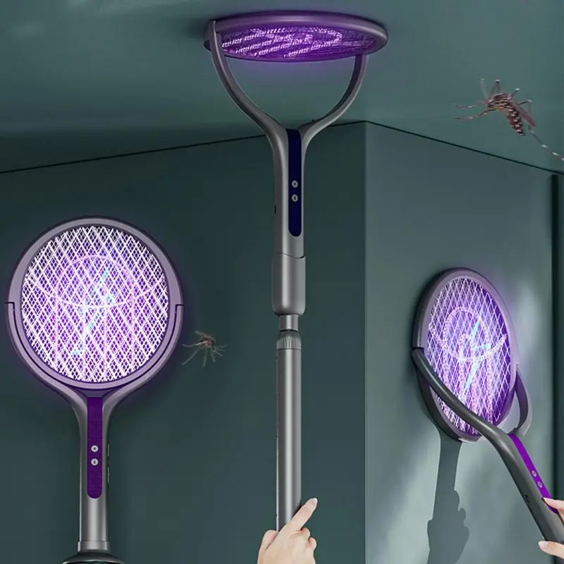 Head Racket Boom - Raqueta Eléctrica Recargable Mata Mosquitos con