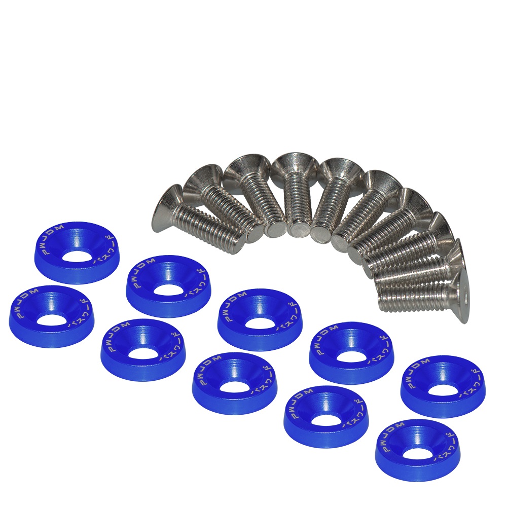 Bumper Plate 10Kg - 10 Uds M6 JDM sujetadores hexagonales