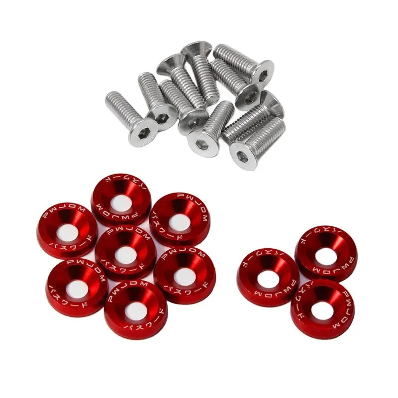 Bumper Plate 10Kg - 10 Uds M6 sujetadores de coche