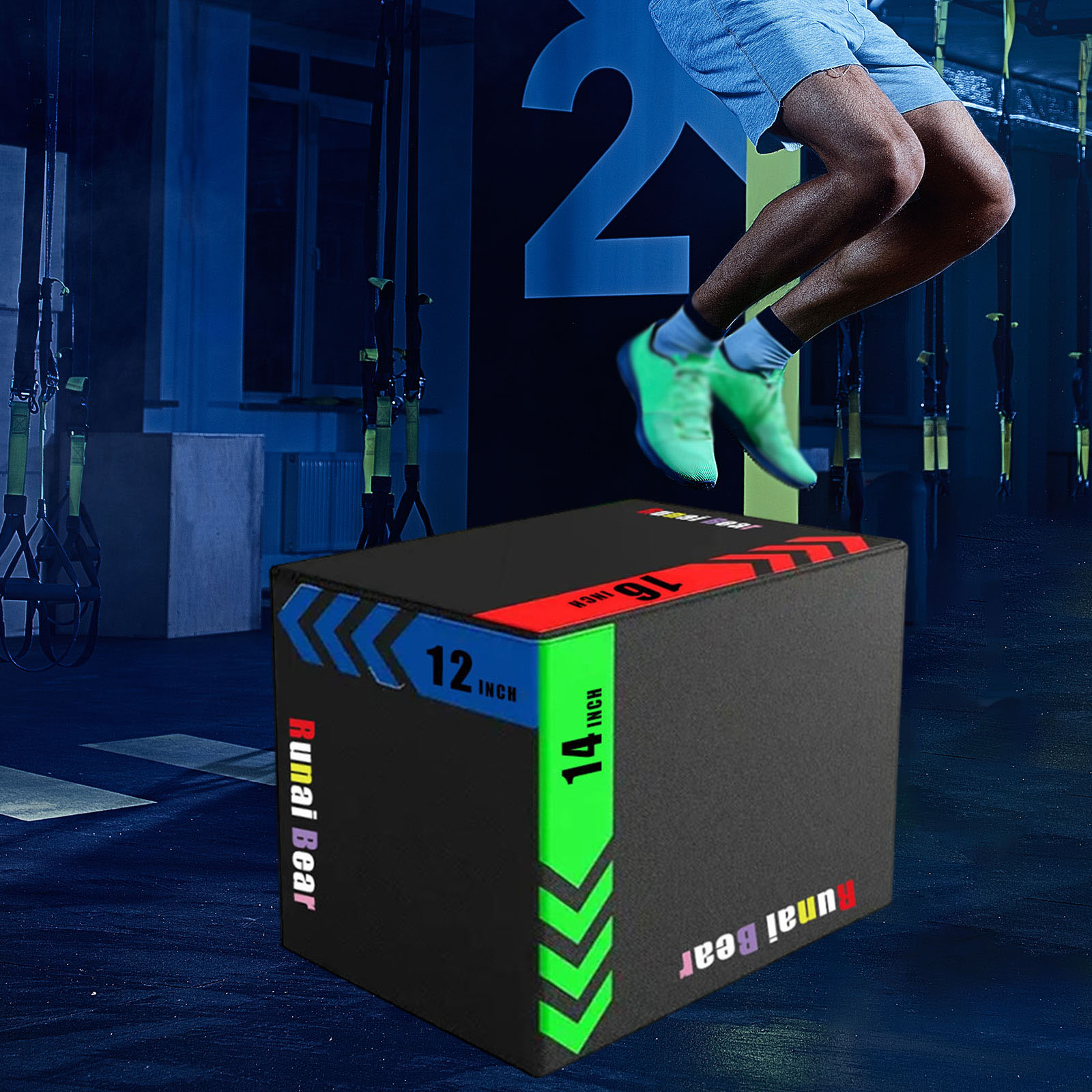 Box Jump Plyo - Caja de Salto Plyo Portátil, Plataforma