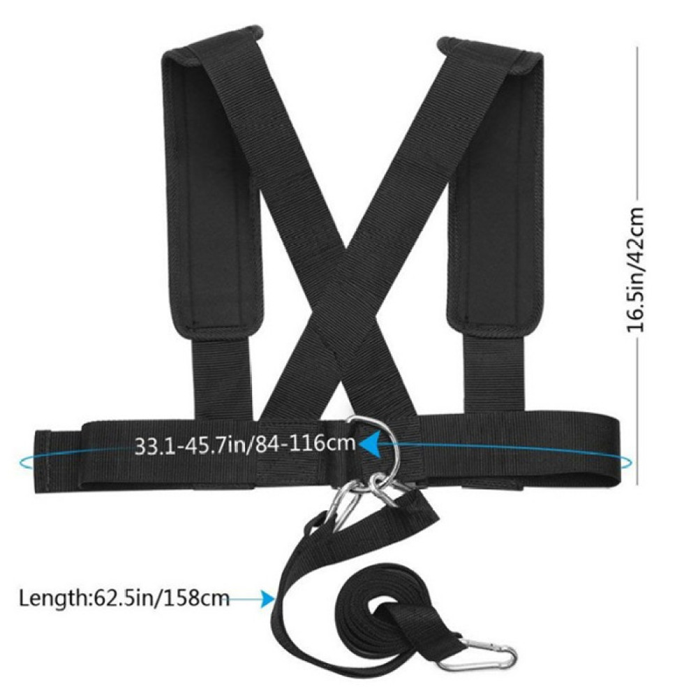 Crossfit Training Gear - Arnés de Resistencia para Trineo, Chaleco