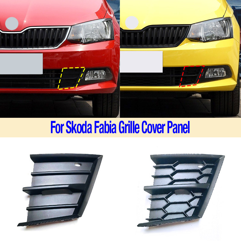 Bumper Plate 10Kg - Para Skoda Fabia 2015-17: Rejilla delantera,