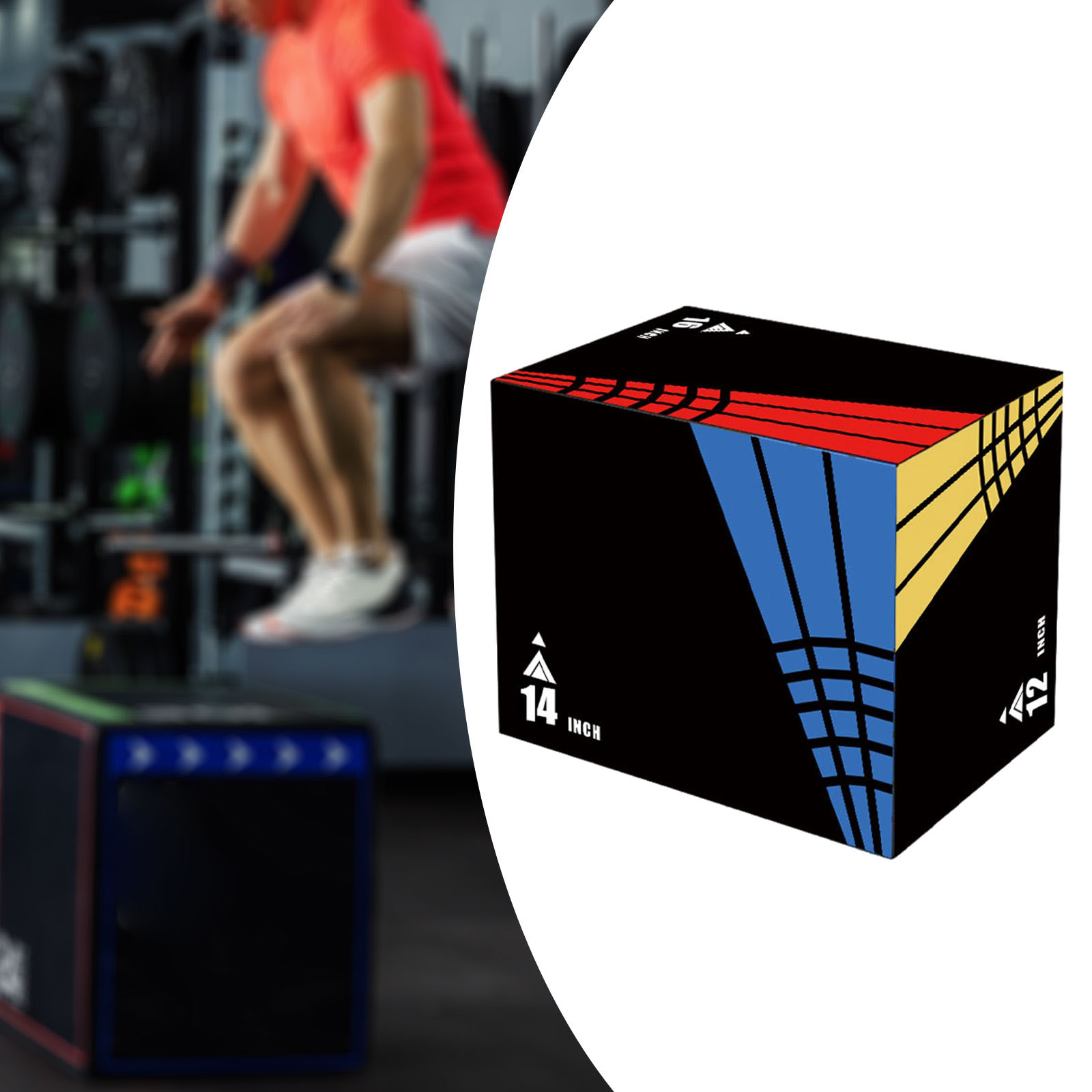 Caja de salto 3 en 1, caja fot - Box Jump Plyo reseña y precio