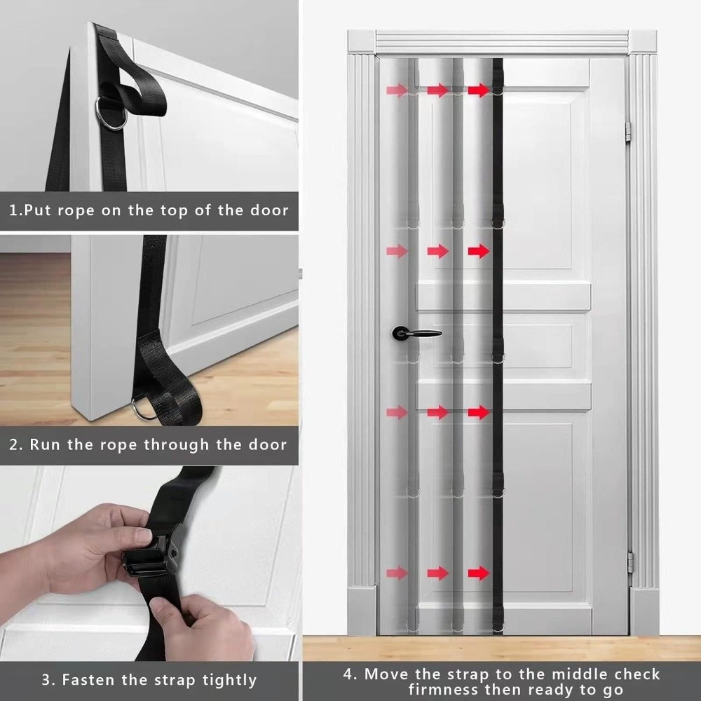 Correa de Anclaje para Puerta  - Pull Up Assist Band reseña y precio