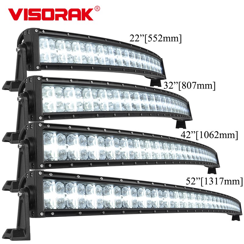 Barra de luz LED curva de 22,  - Head Racket Boom reseña y precio