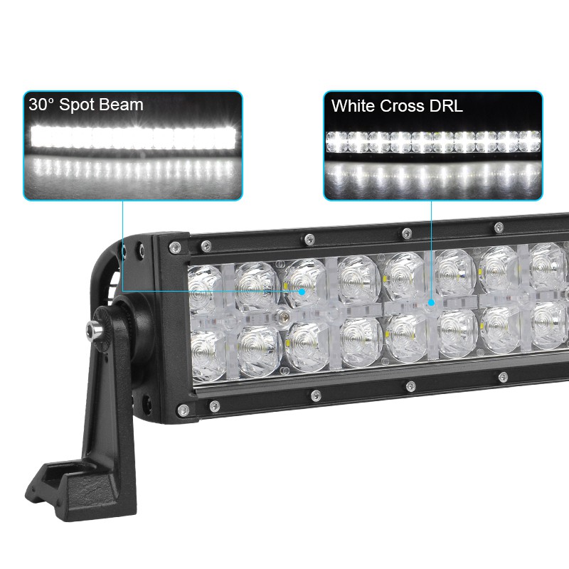Barra de luz LED curva de 22,  - Head Racket Boom reseña y precio
