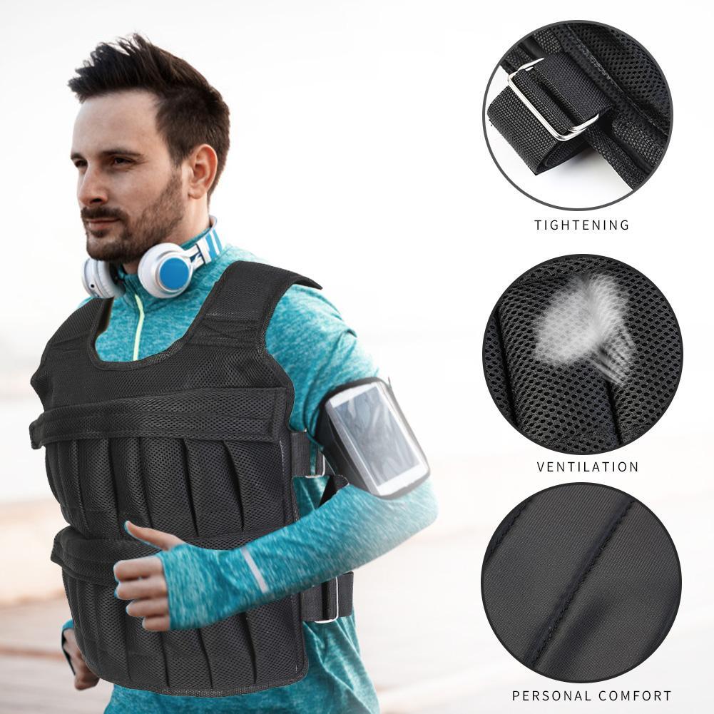 Chaleco de Peso Ajustable para - Crossfit Weight Vest reseña y precio