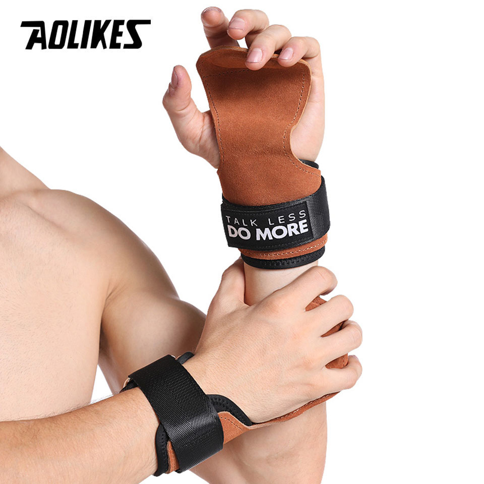 AOLIKES-guantes de piel de vac - Crossfit Equipment reseña y precio