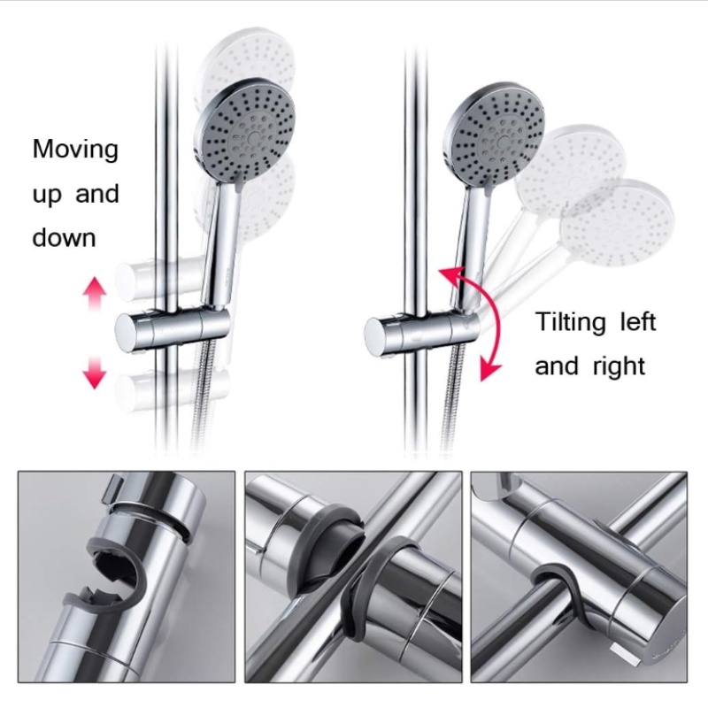 Soporte de ducha de mano de re - Head Racket Boom reseña y precio